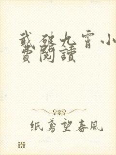 武破九霄小说免费阅读
