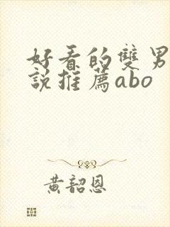 好看的双男主小说推荐abo
