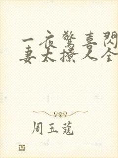 一夜惊喜闪婚娇妻太撩人全文免费阅读