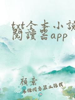 txt全本小说阅读器app