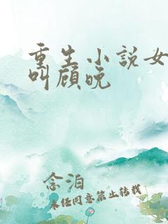 重生小说女主角叫顾晚 重生小说女主角叫顾晚