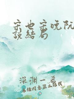 宋也宋晚阮阮小说结局