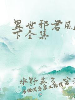 异世邪君风凌天下全集