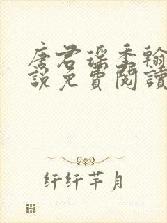唐君瑶季翰诚小说免费阅读笔趣阁