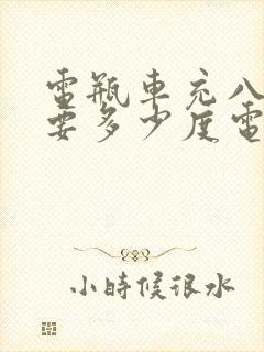 电瓶车充八小时要多少度电