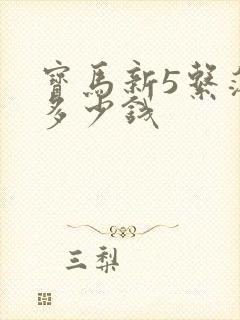 宝马新5系落地多少钱