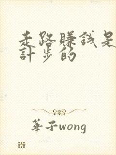 走路赚钱是怎么计步的