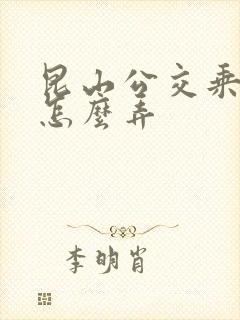 昆山公交乘车码怎么弄