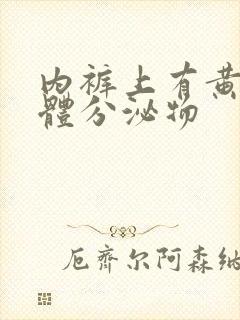 内裤上有黄色液体分泌物