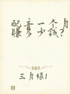配音一个月可以赚多少钱?