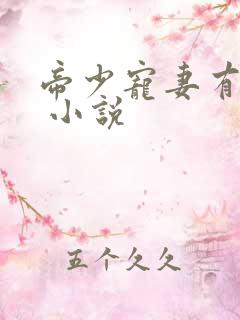 帝少宠妻有点甜 小说