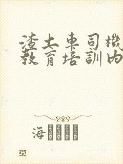 渣土车司机安全教育培训内容