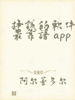 挣钱的软件哪个最靠谱 app