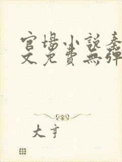 官场小说秦峰全文免费无弹窗