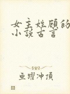 女主姓顾的重生小说古言