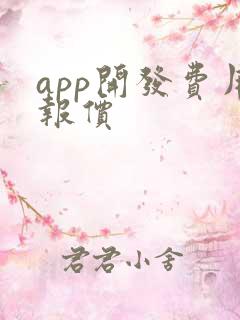 app开发费用报价