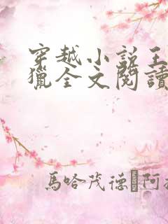 穿越小说王安打猎全文阅读
