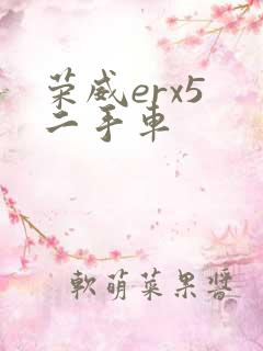 荣威erx5 二手车