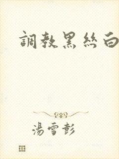 调教黑丝白虎