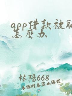 app借款被骗怎么办
