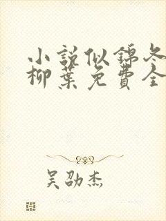小说似锦冬天的柳叶免费全集
