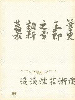 万相之王笔趣阁最新章节更新时间