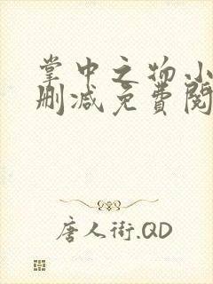 掌中之物小说无删减免费阅读