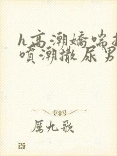 h高潮娇喘抽搐喷潮撒尿男女小说