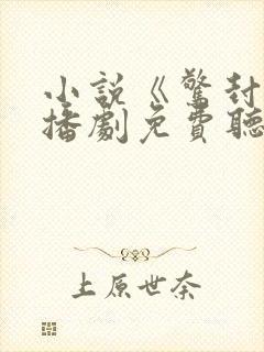 小说《惊封》广播剧免费听