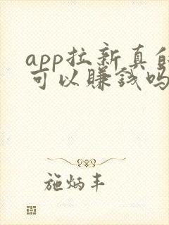 app拉新真的可以赚钱吗