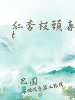 红杏枝头春txt