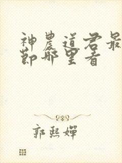 神农道君最新章节哪里看