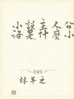小说主人公是杨洛是什么小说名