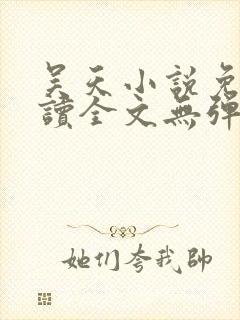 吴天小说免费阅读全文无弹窗