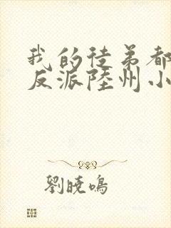 我的徒弟都是大反派陆州小说完结版