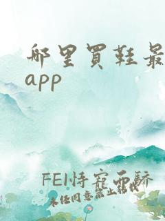 哪里买鞋最靠谱app