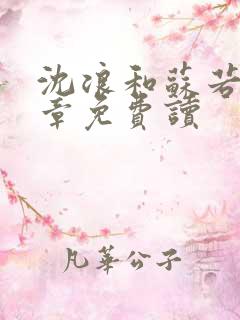 沈浪和苏若雪全章免费读