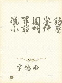 猎罪图鉴的原著小说叫什么名字