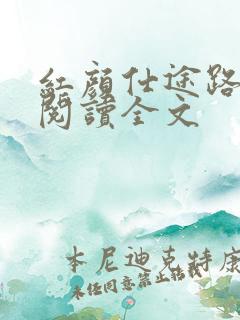 红颜仕途路免费阅读全文