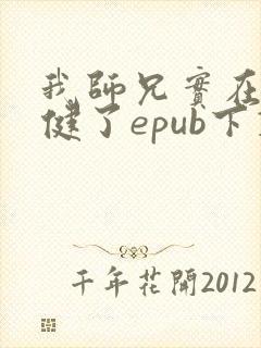 我师兄实在太稳健了epub下载电子书