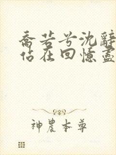 乔若兮沈辞安他站在回忆尽头阅读全文