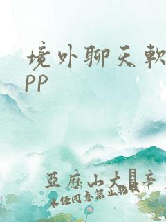 境外聊天软件app