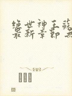 绝世神王苏莫 最新章节 无弹窗 笔趣阁