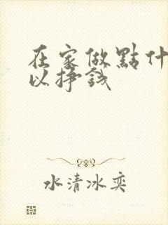 在家做点什么可以挣钱