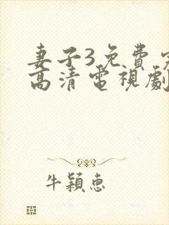 妻子3免费完整高清电视剧在线