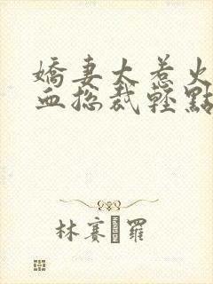 娇妻太惹火:嗜血总裁轻点宠