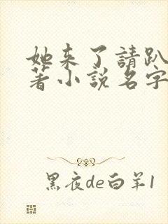 她来了请趴下原著小说名字怎么读