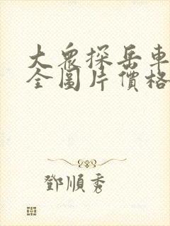 大众探岳车型大全图片价格