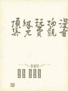 顶级玩物漫画全集免费观看下拉式