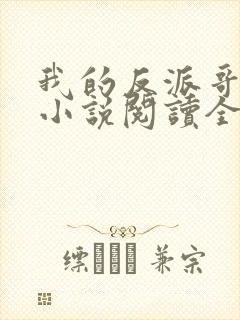 我的反派哥哥们小说阅读全文